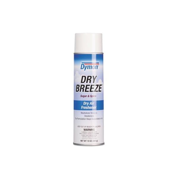 Itw Professional Dymon, DRY BREEZE AEROSOL AIR FRESHENER, SUGAR & SPICE, 10 OZ, 12PK 70220 - main